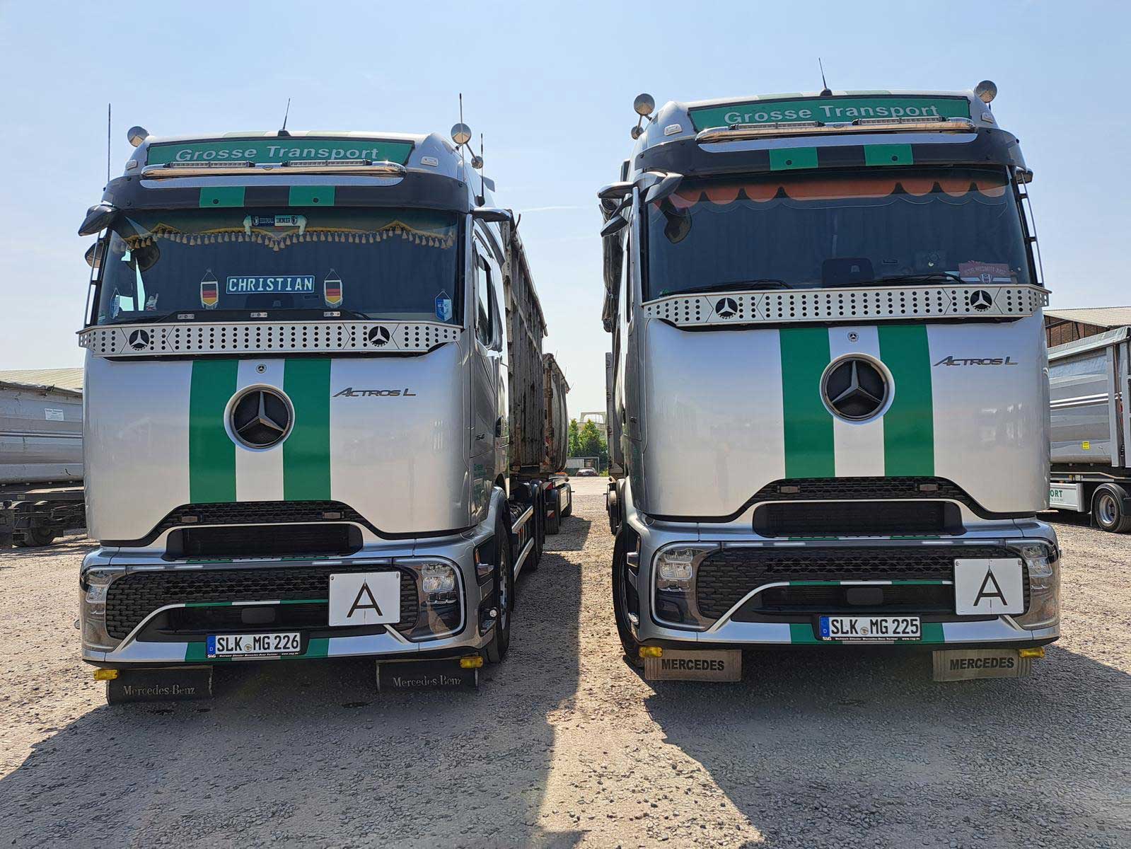 neue Mercedes Actros L Pro Cabin von Vorne